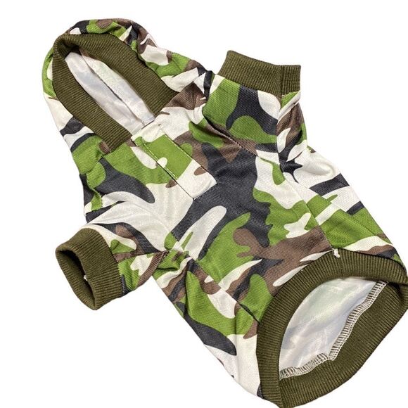 Little Camouflage Dog Hoodie - Picture 2 of 6